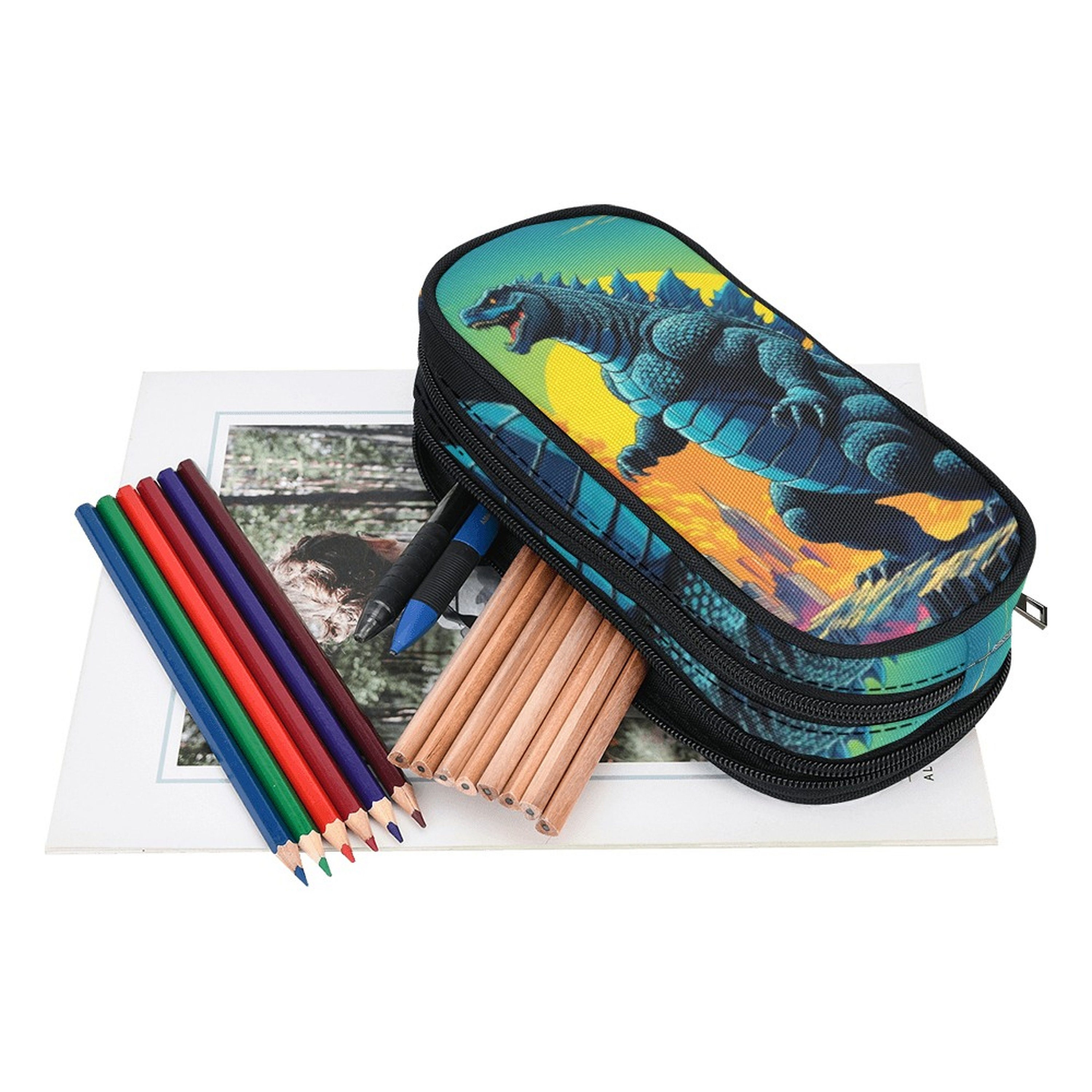 ペンケース ゴジラ ゴジラ 怪獣 コミック 漫画 ヴィンテージ