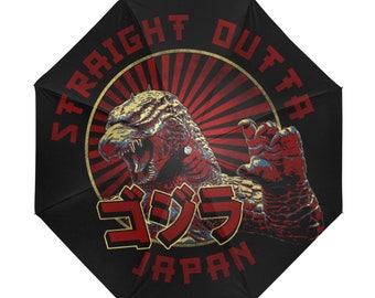Godzilla Kids Anti-UV Foldable Umbrella Godzilla Kaiju Gojira