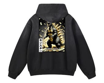 Pullover Hoodie Dinosaur Personalized Text Gift