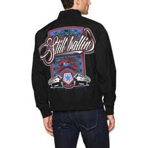 Bomber Jacket Men Vato Loco Comics Cartoon Lowrider Jacket