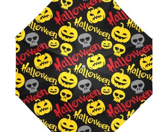 Children's foldable anti-UV Umbrella Halloween Horror