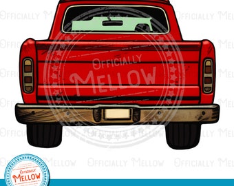 Truck PNG, Truck PNG for Sublimation, Truck PNG, Vintage Truck png, Truck Sublimation Designs, Truck Clipart, Red Truck Clipart