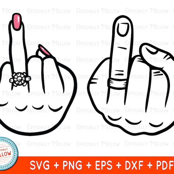 Wedding Fingers SVG, Bride and Groom SVG, Mr and Mrs SVG, Engagement Ring svg, Cricut Files, Instant Download