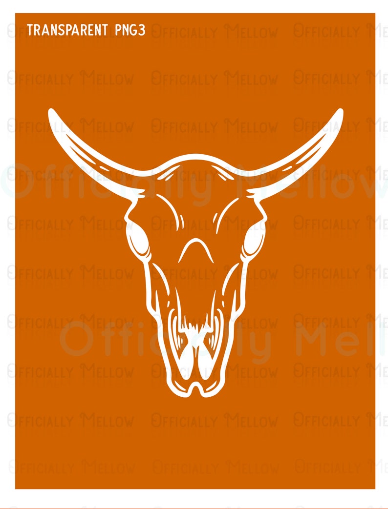 Cow Skull SVG Cow Skull Cut File Boho SVG Cow SVG Cow Etsy