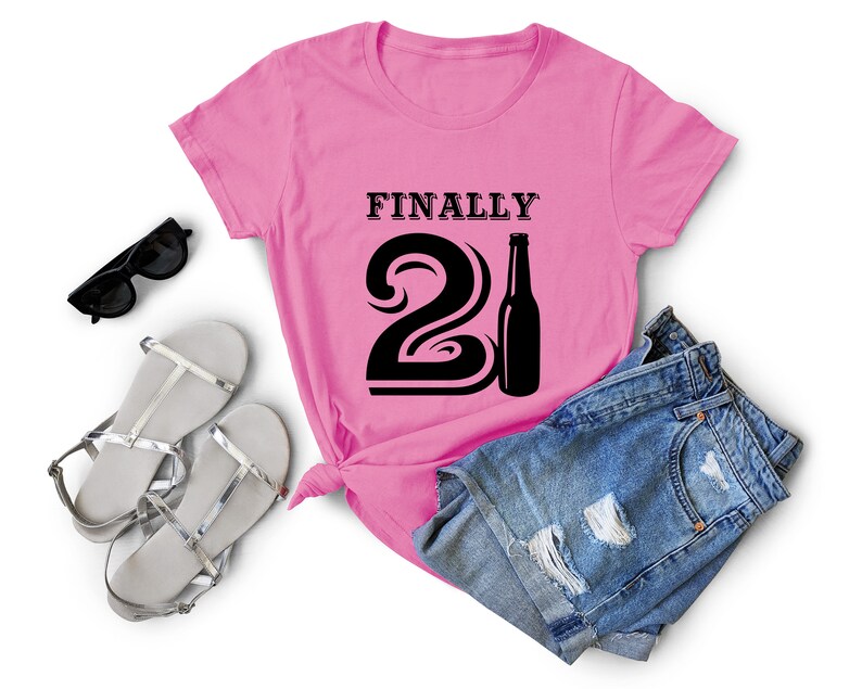Finally 21 SVG: 21st Birthday Party Graphic (digital Download) - Etsy