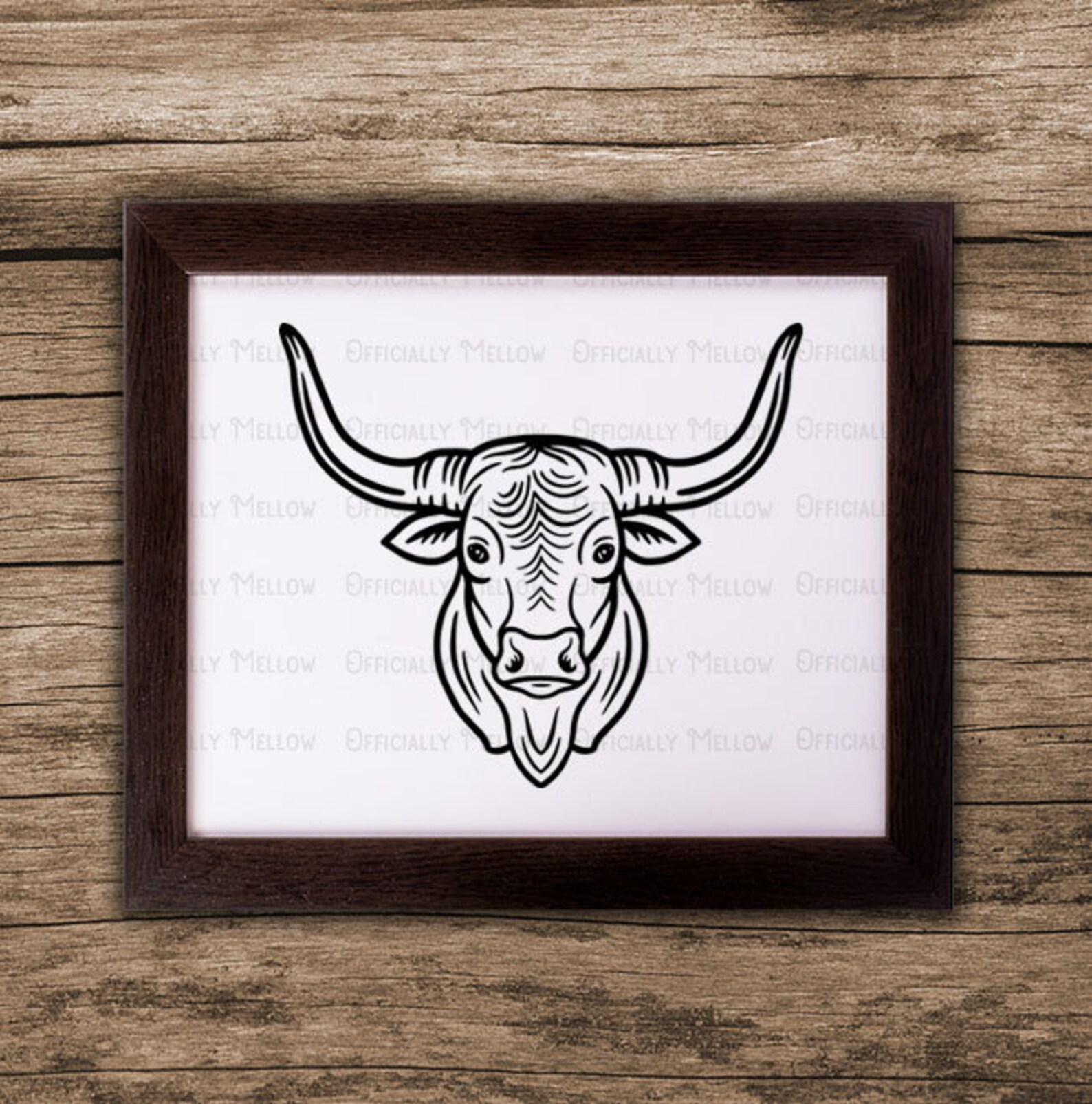 Bull Head SVG Rodeo Bull Svg Bull SVG Bull Clipart Bull Etsy