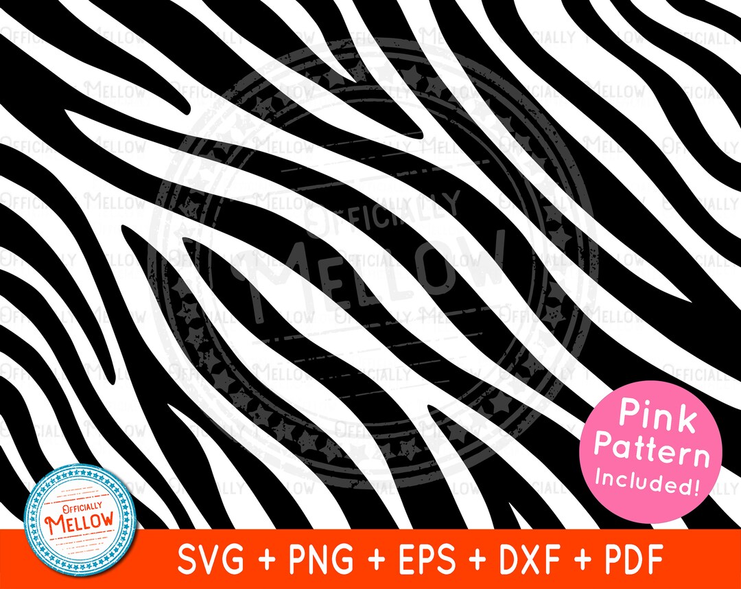Zebra SVG Zebra Pattern SVG Pink Zebra Svg Zebra Print SVG Etsy