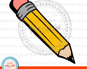Pencil SVG, School Clipart, Teacher Gift (Digital Download)