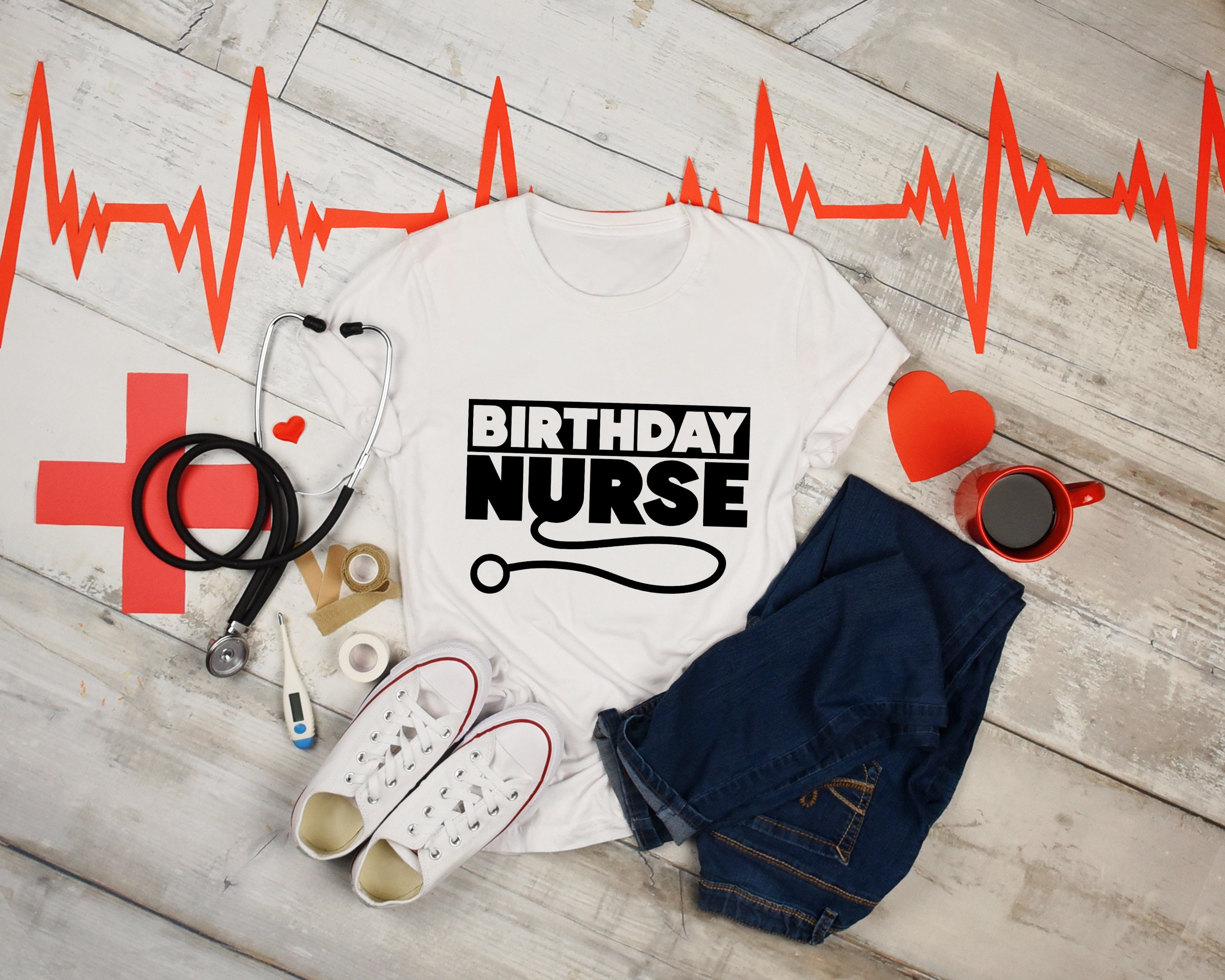 Birthday Nurse SVG Nurse Birthday Birthday Printable Nurse Etsy