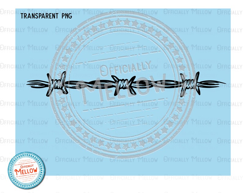 Barbed Wire SVG: Fence Clipart, Cricut Silhouette (digital Download ...