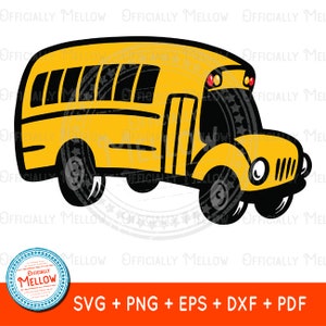 School Bus SVG: Back To School Clipart (Digital Download)