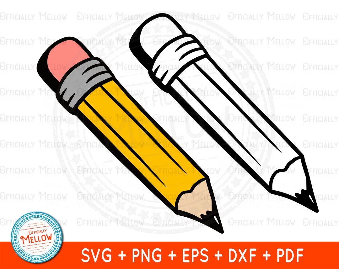 Pencil SVG, Back to School Svg, Pencil Clipart, Teacher Appreciation