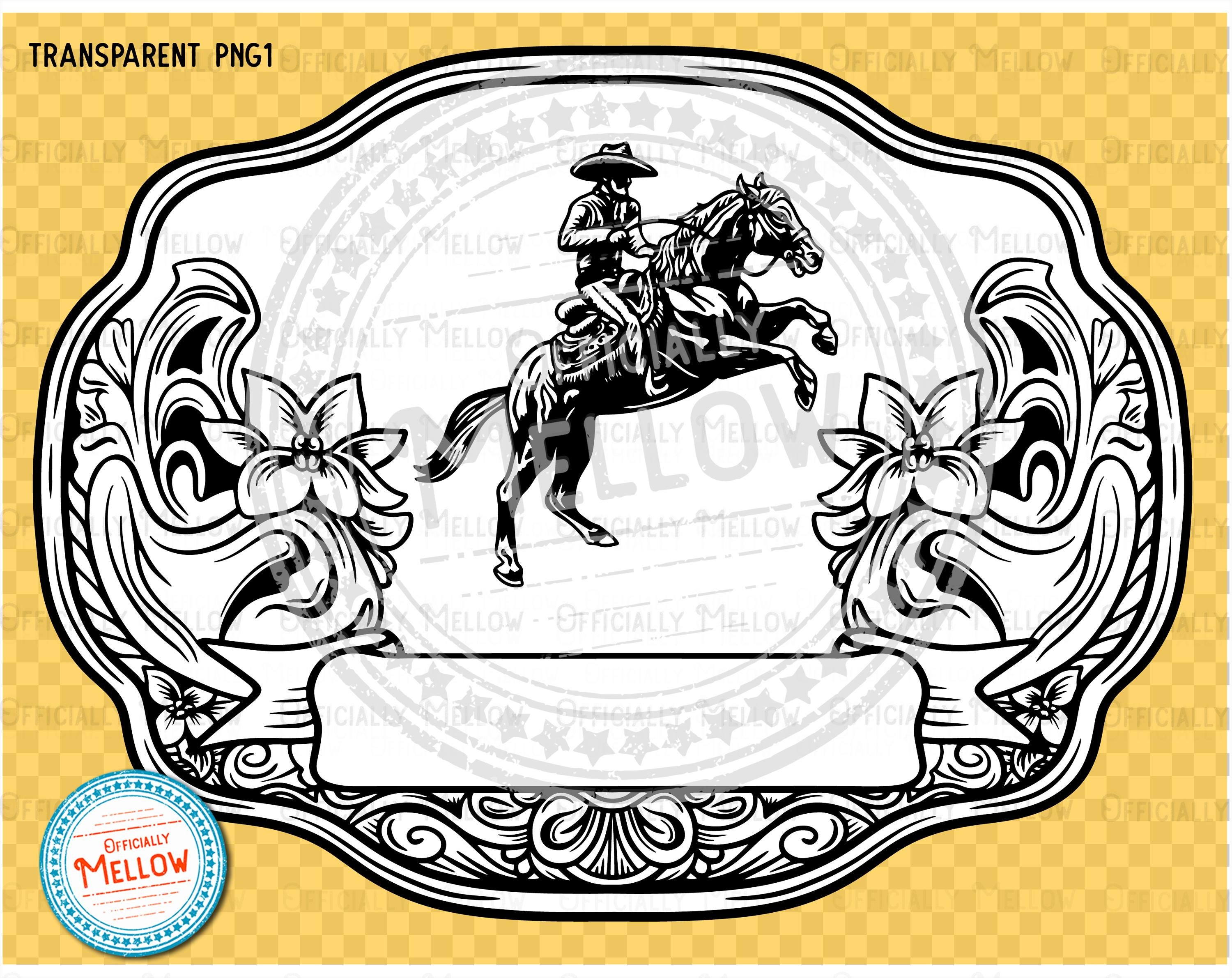 Cowboy SVG, Buckle SVG, Cowboy Gift, Rodeo Svg, Cowboy