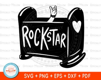 Baby Rock Star, Newborn SVG, Baby Rock and Roll, Nursery Prints, Baby Shower Gift, Instant Download