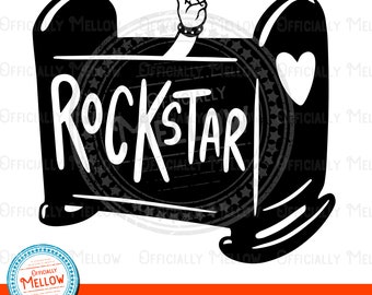 Rockstar Baby PNG SVG, Newborn Nursery Printable Wall Art (Digital Download)