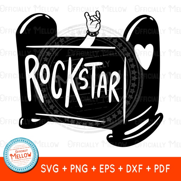 Baby Rock Star, Newborn SVG, Baby Rock and Roll, Nursery Prints, Baby Shower Gift, Instant Download