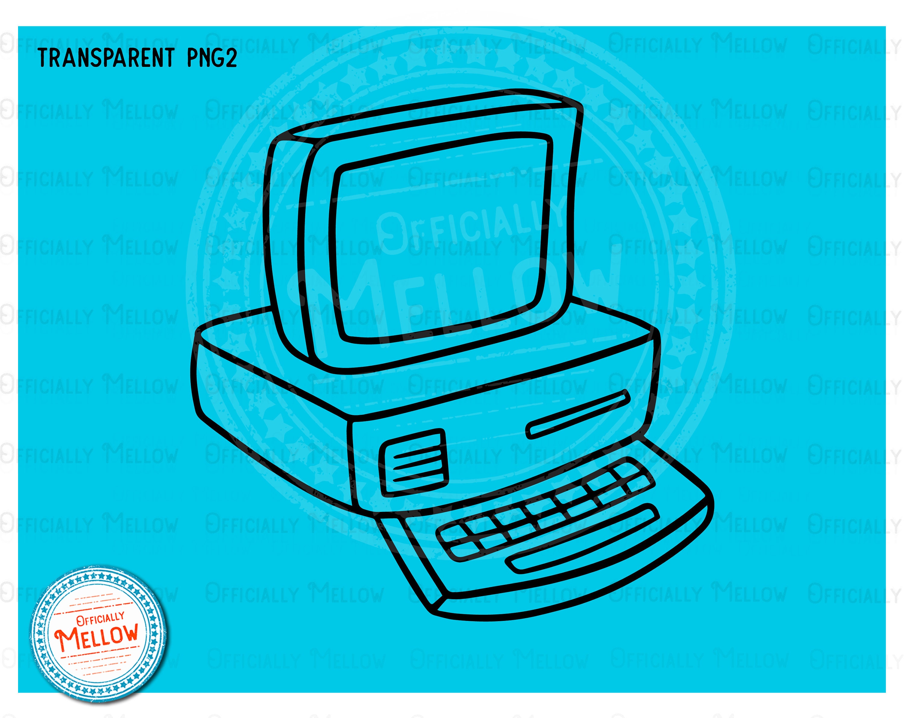 Computer SVG Computer Clipart Computer Vector Desktop - Etsy