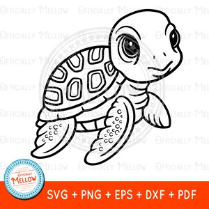 Żółw morski SVG, Słodki żółw SVG, Clipart żółwia, Prezenty żółwia, Żółw plażowy SVG, Żółw SVG, Wektor żółwia, Natychmiastowe pobieranie