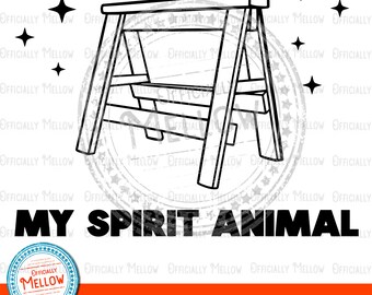 Spirit Animal Sawhorse SVG: Funny Dad Gift (Digital Files)