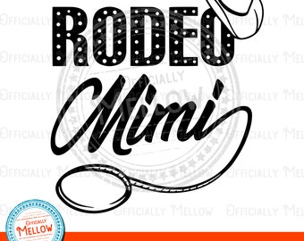 Rodeo Mimi SVG: Cowgirl Clipart, Western Design (Digital Download)