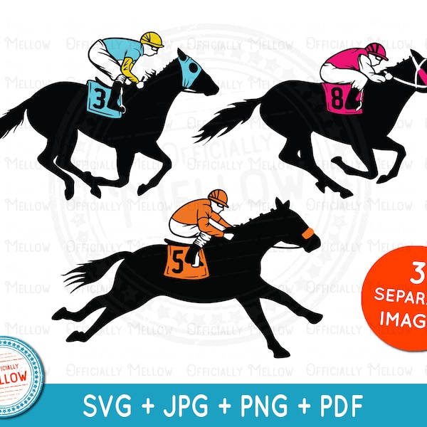 Horse Racing SVG, Digital Prints Wall Art Cheval, Horse PNG, Horse racing print, Horses Svg, Race horse svg, Horse Jockey SVG, art équin