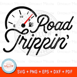 Road Trippin&#39; SVG: Vacation Car Travel Cut File (Digital Download)