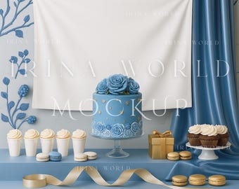 Wall Tapestry mockup,Wall Banner Mockup,Event Tapestry Mockup,Party Blank Tapestry PSD,Kids Party Wall Mockup,Hanging Tapestry Mockup