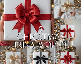Weihnachtsgeschenkpapier Mockup, Urlaub Geschenkpapier Mockup, Minimalistisches Weihnachtsgeschenkpapier Mockup, Geschenk Mockup, Smart Objekt PSD