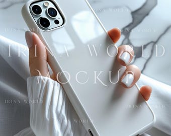 Modèle de maquette de coque de téléphone brillante, coque de téléphone PSD, maquette de coque d'iPhone, maquette d'iPhone, maquette PSD, modèle de coque de téléphone, téléchargement numérique