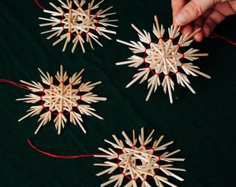 Traditional German Straw Stars