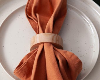 Half-Moon Napkin Rings - Set Of Four