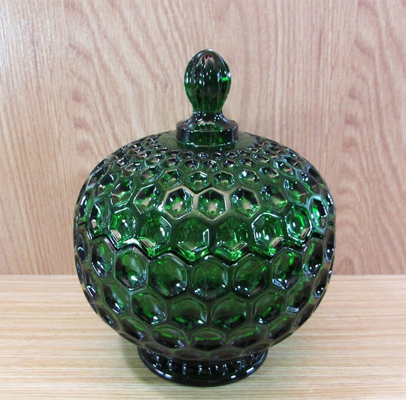 Vintage Sugar Bowl With Lid Cutting Pattern Glass Jar for Etsy