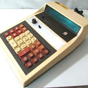 Vintage TELETRANS EC12 Calculator – 1970s Electronic Desktop Calculator –  Office Tech – Retro Collectible Calculator