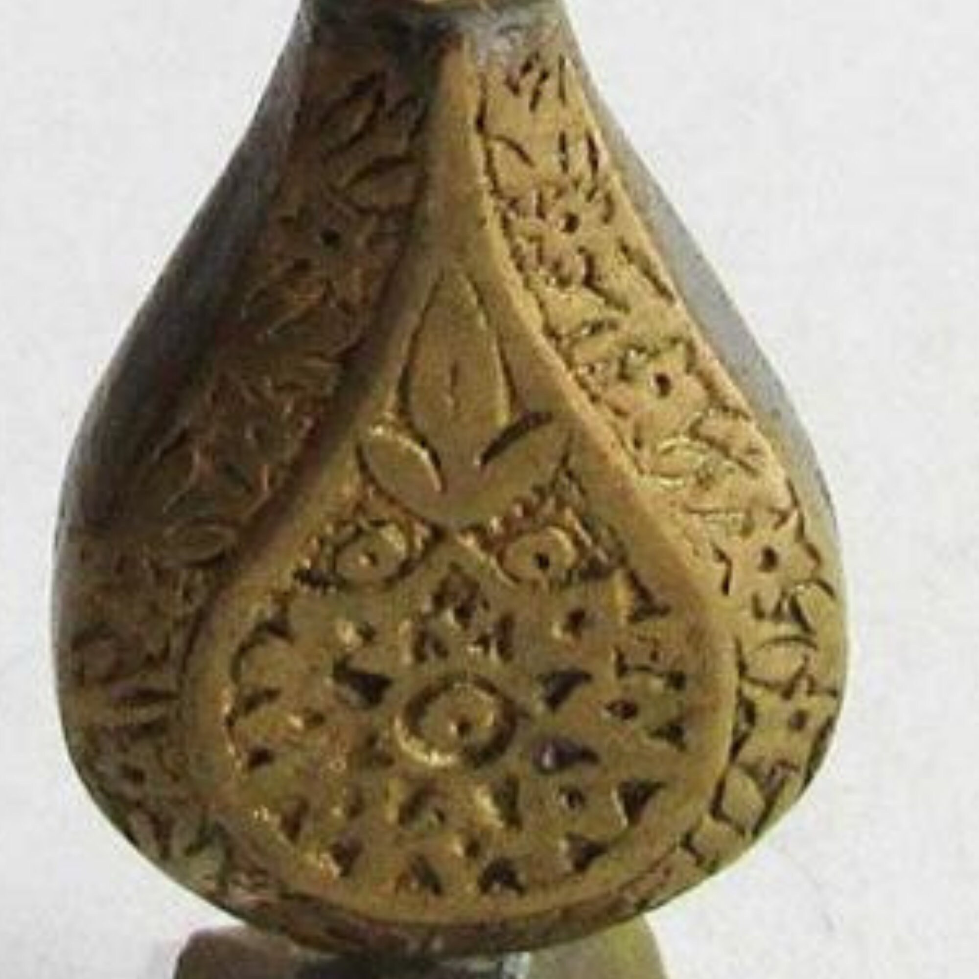 Antique Brass Kohl Bottle Ottoman Antique Brass Kajal Holder Etsy UK