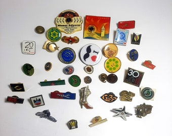 Vintage Pins Corporate, Advertising, enamel Pins 25pcs.