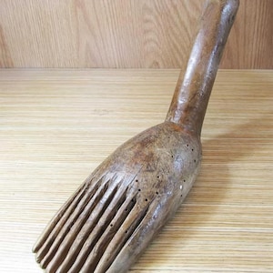 Antique wooden weaving tools /Vintage weaving shuttle / Primitive loom tool/ Rustic textile equipment/ Handloom shuttle antique