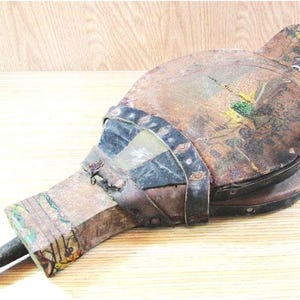 Fireplace Wood Bellows Wood  Leather / Antique  Tool / Barbecue BBQ Air Blower Bonfire Campfire  For Outdoor Wild Donkey Firing Tool