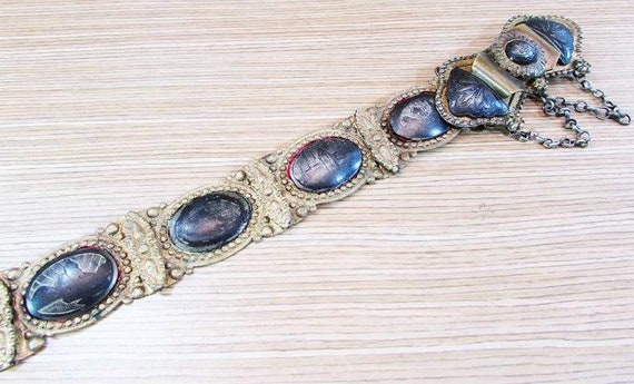 Antique Bridal Belt Silver Buckle,  Ottoman&Turki… - image 5