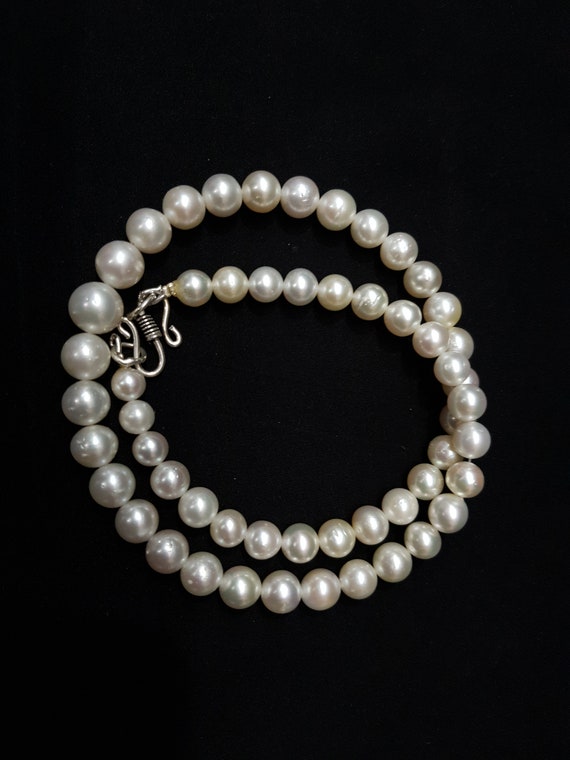 White South Sea Pearl Necklace 7 MM South Sea Pearl Necklace-round