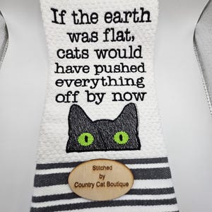 Humerous Cat Hand Towel