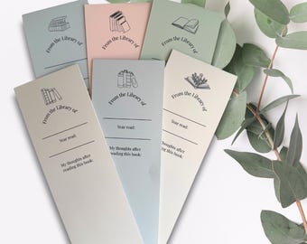 Legacy Library Insert Cards Printable - Books Collection