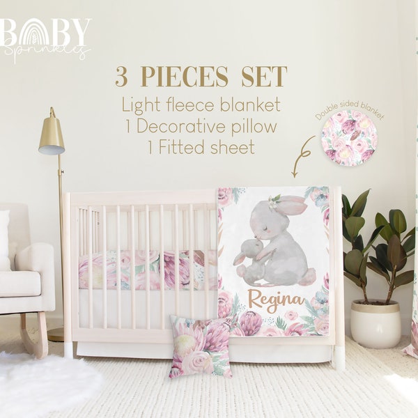 Baby Girl Bedding Crib Sets Etsy