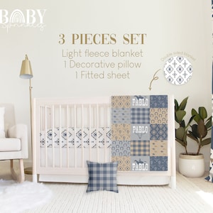 Cowboy Crib Bedding Set: Western Nursery Blanket & Decor