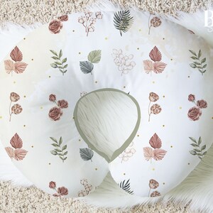 VINTAGE FLORAL Nursing Pillow Cover, Vintage Baby, Floral Baby Gift, Personalized Nursing Pillow Cover, Vintage Baby Girl Accesories
