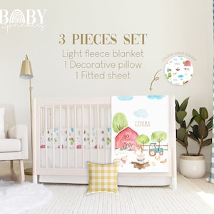 Farm Crib Bedding Etsy UK