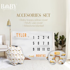 Baby Boy baby Accessories set, Excavator Accessories, Construction Nursery Accessories set, construction vehicle Accessories