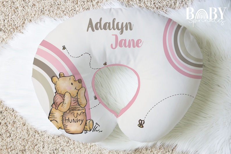 WINNIE THE POOH Girl Nursing Pillow Cover, Winnie the Pooh Gift for