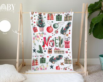 CHRISTMAS BABY Baby Blanket, Christmas Baby Gift, personalized Baby Blanket, Baby Blanket, Christmas Gifts Blanket