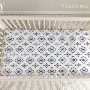 Western Crib Fitted Sheet: Cowboy Nursery Decor, Personalized Baby Bedding