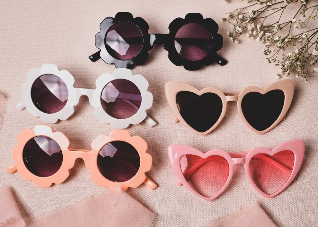 Kids Sunglasses, Flower Girl Sunglasses, Flower Sunglasses, Toddler